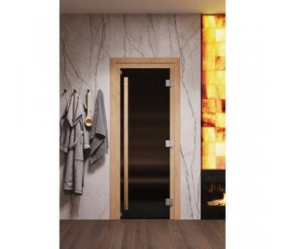 Дверь стеклянная для бани COOPER PREMIUM 200*81,5 Бронза матовая