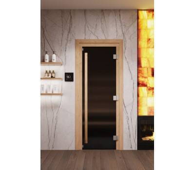 Дверь стеклянная для бани COOPER PREMIUM 190*71,5 Бронза матовая