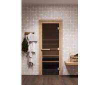 Дверь стеклянная для бани Cooper PRO 200*81,5 Бронза