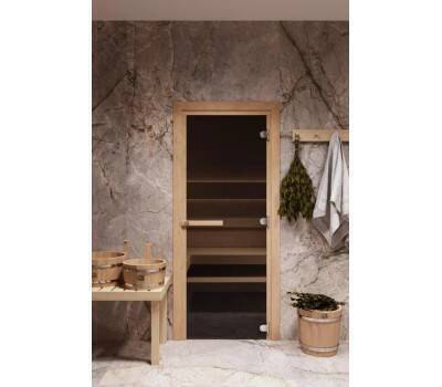 Дверь стеклянная для бани 190*70 Бронза COOPER LITE