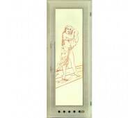 Дверь Doorwood ЭЛИТ с рисунком и вентиляцией 1840х720, коробка липа