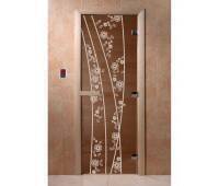 Дверь Doorwood Весна Цветы 700*1900 , 8 мм  
