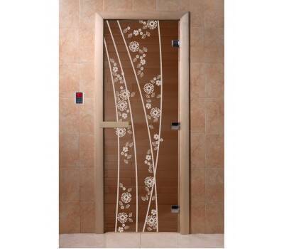 Дверь Doorwood Весна Цветы 700*1900 , 8 мм  