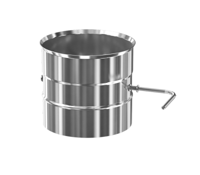 Шибер поворотный 1ШП кор.р. ( 304 1.0 зерк. )