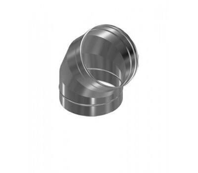 Колено нерж. (AISI 430/0,8мм) 45*