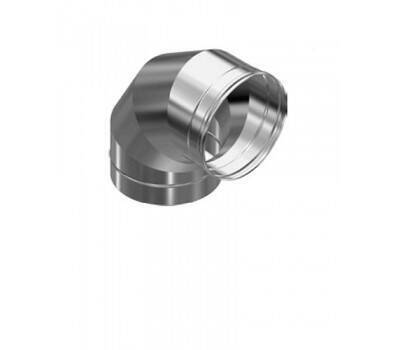 Колено нерж. (AISI 430/0,8мм) 90*