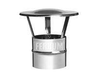 Одностенные дымоходы Ferrum AISI 430/0,5 Зонт Одностенные дымоходы Ferrum AISI 430/0,5 Зонт