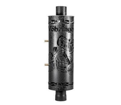 Дымоход с регистром (Шайка-Лейка) D115мм L 1м.