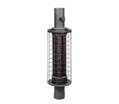 Дымоход - экономайзер с сеткой для камней  D115мм L 1м.