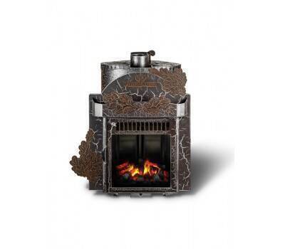 Печь банная Ферингер Малютка Паровая Экран (Антик, Дуб)