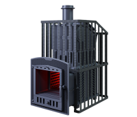 Чугунная печь для бани Гром 30 (П2) Ураган