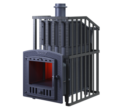 Чугунная печь для бани Гроза 18 (П2) Ураган