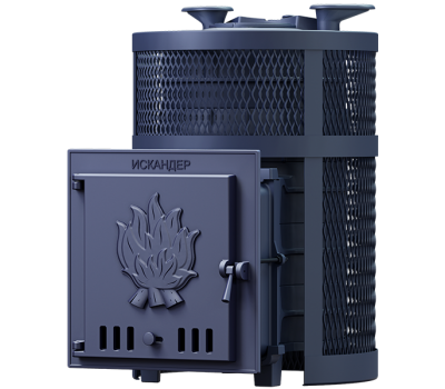 Чугунная печь для бани Искандер ЗК 18 Pro Ураган