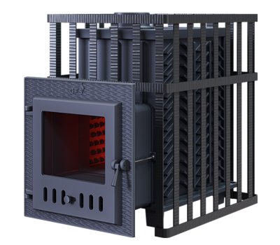 Чугунная печь для бани GFS ЗК 25 (М) в сетке