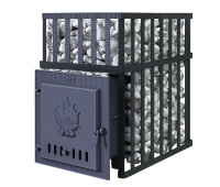 Чугунная печь для бани GFS ЗК 18 в сетке