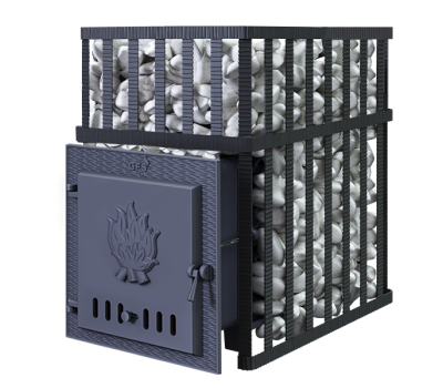 Чугунная печь для бани GFS ЗК 18 в сетке