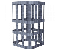 Сетка на трубу для Ураган под ШИБЕР (250х250х250) Гроза 24
