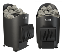 Печь банная Grill’D Aurora mini short black