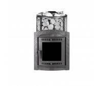 Печь банная Атмосфера L с сеткой для камней из нержавеющей стали