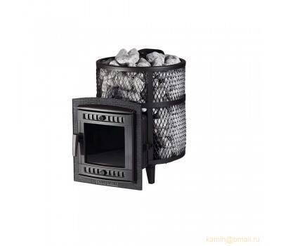Печь банная Атмосфера М с сеткой для камней из нержавейки