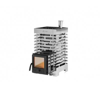 Печь для бани ASTON 16 INOX стекло