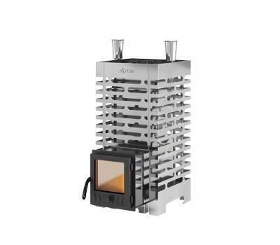 Печь для бани ASTON 20 INOX стекло