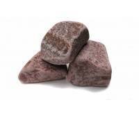 Камни Малиновый Кварцит 20 кг (Обвалованный)