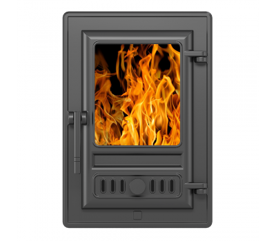 Дверка АСТОН каминная 350 (Антрацит) Дверка АСТОН каминная 350 (Антрацит)