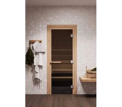 Дверь стеклянная для бани Cooper PRO 200*71,5 Бронза