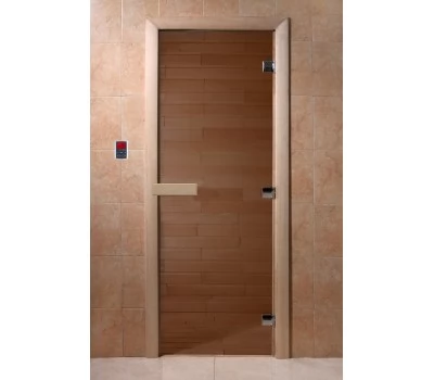 Дверь Doorwood Бронза Прозрачное 800*2100, 8 мм
