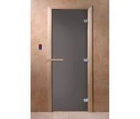 Дверь Doorwood Затмение (графит матовый) 800*2000, 8 мм