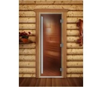 Дверь DoorWood 700*1900 "Престиж" Прозрачная 8 мм.