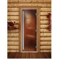 Дверь DoorWood 700*1900 "Престиж" Прозрачная 8 мм.