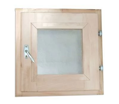 Окно 60*60 стеклопакет (липа)