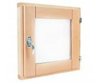 Окно 50*60 Прозрачный стеклопакет (ольха)