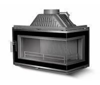 Каминная топка Kawmet W16 PB с угловым правым стеклом без рамы (14.7 kW)